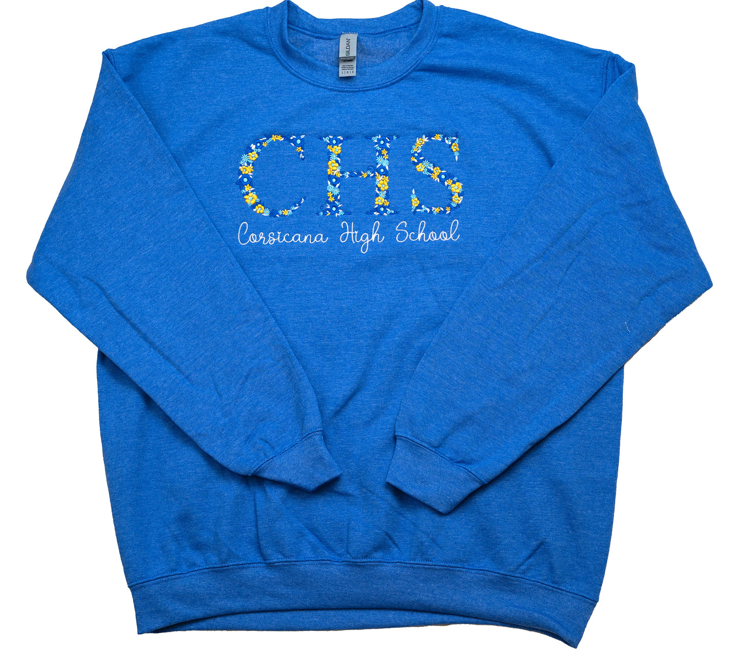 CHS Flower Embroidery Spirit Shirt