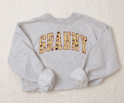 Chicken Fabric Custom Sweatshirt (Curved Letters)